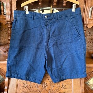 Men's Porter & Ash Navy Blue Shorts Size 38